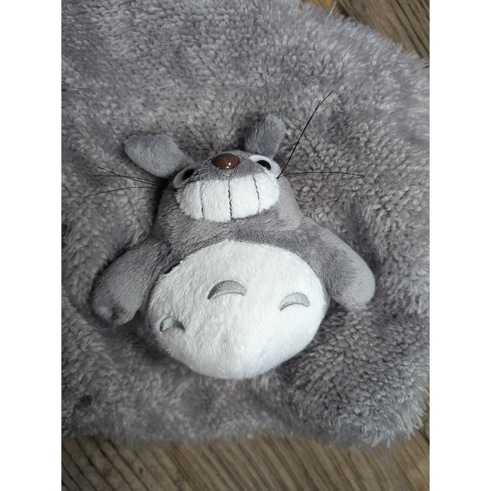 My Neighbor Totoro Mini Totoro Plush Backpack Gray Y2k Vtg - Picture 2 of 13